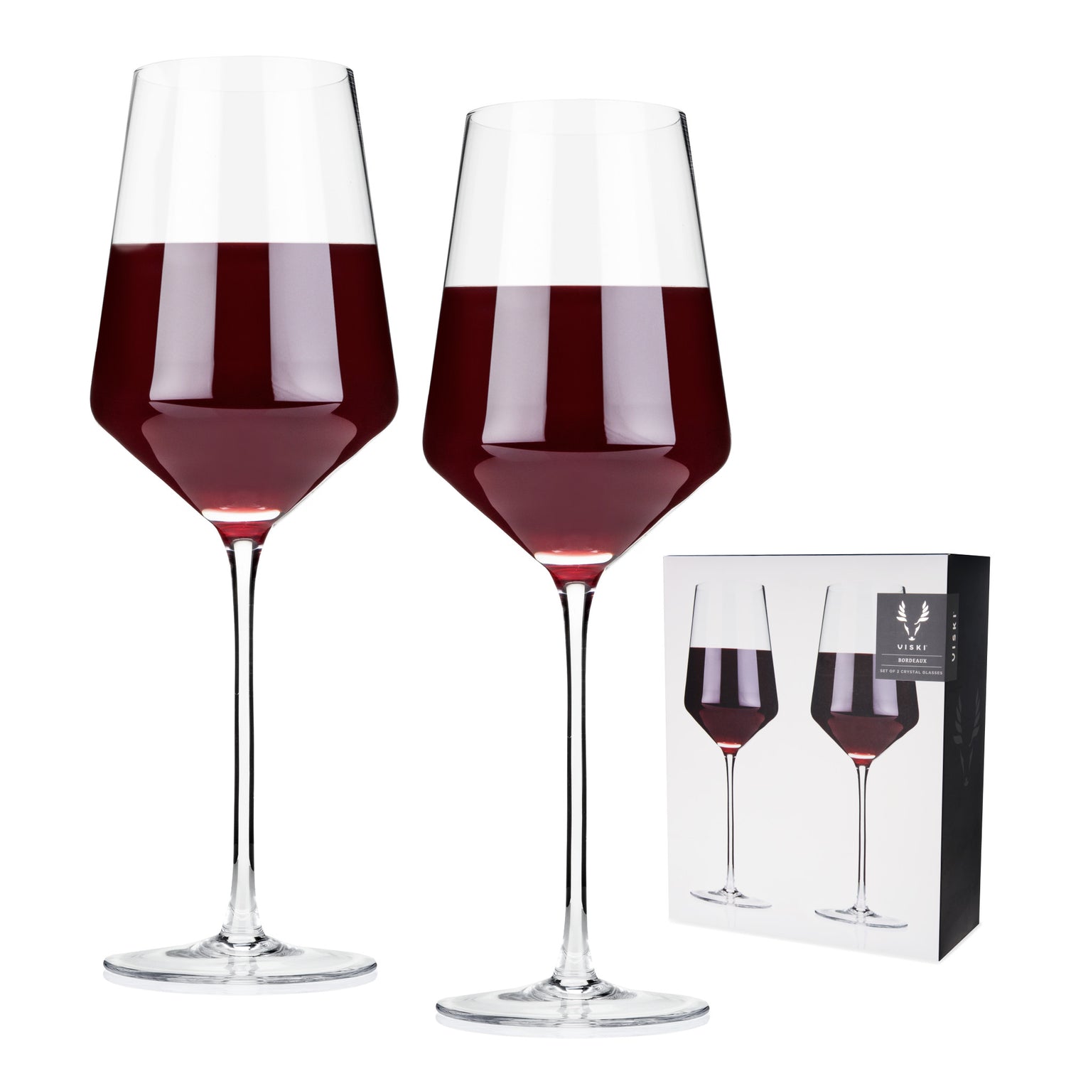 Raye-crystal-angled-bordeaux-glasses-viski®-Wine-Glasses