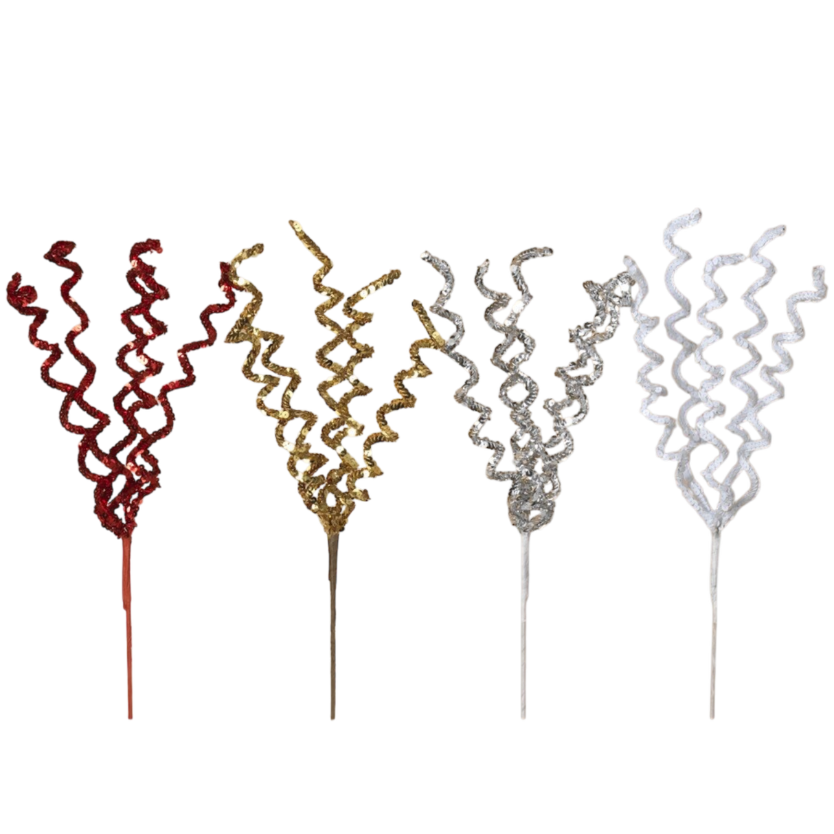 Holiday Swirl Twig 22" Pick -