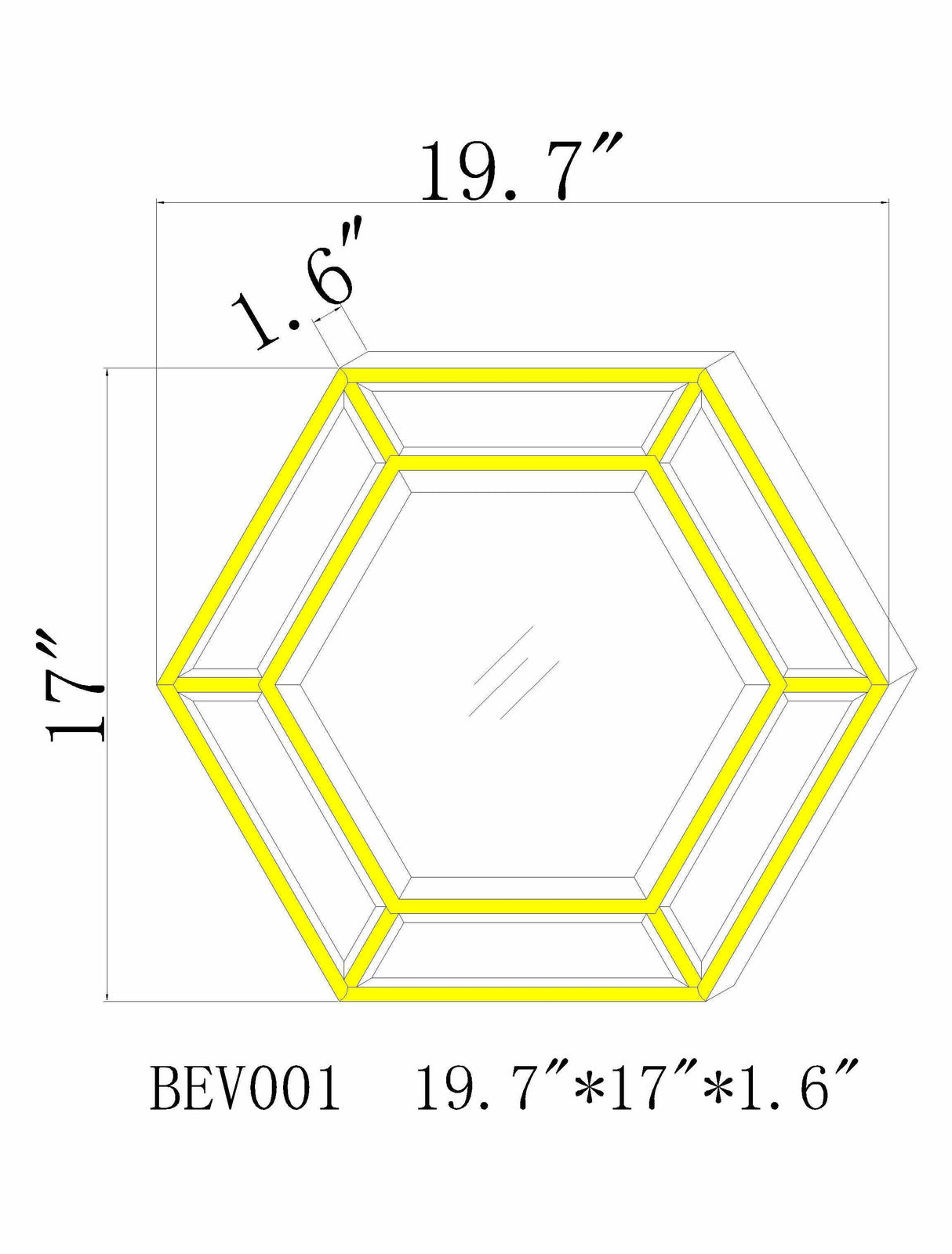 Madulao Mirror - Clearance