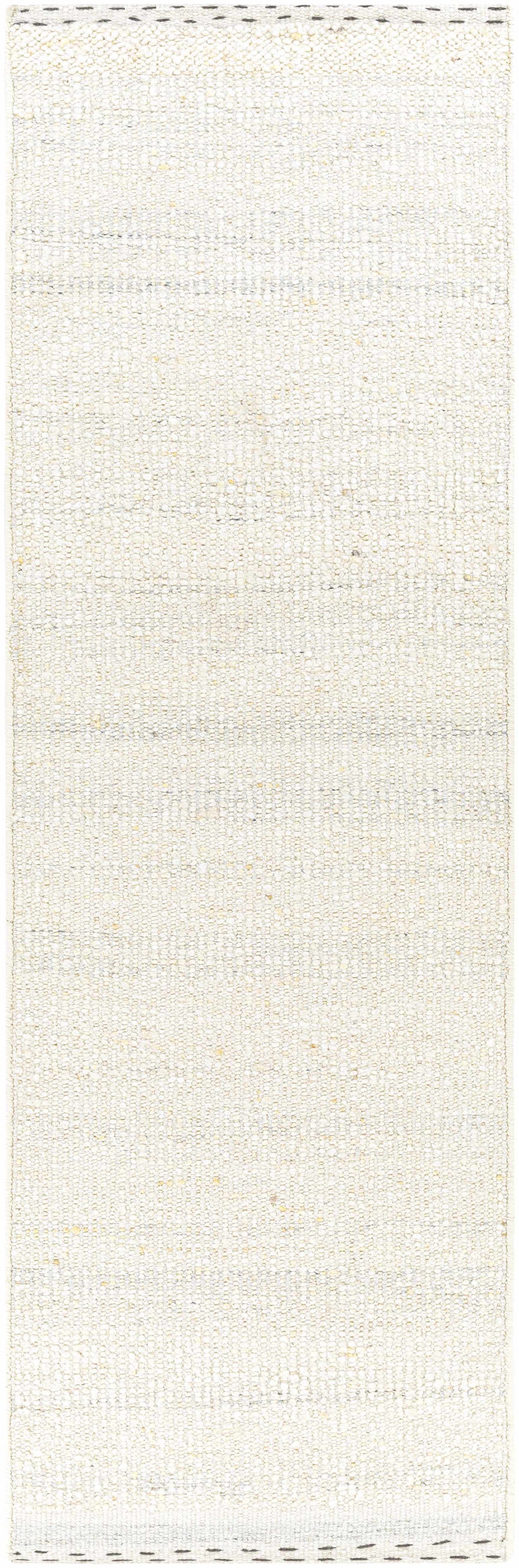 Yaniklar Cream Flat Woven Wool Rug