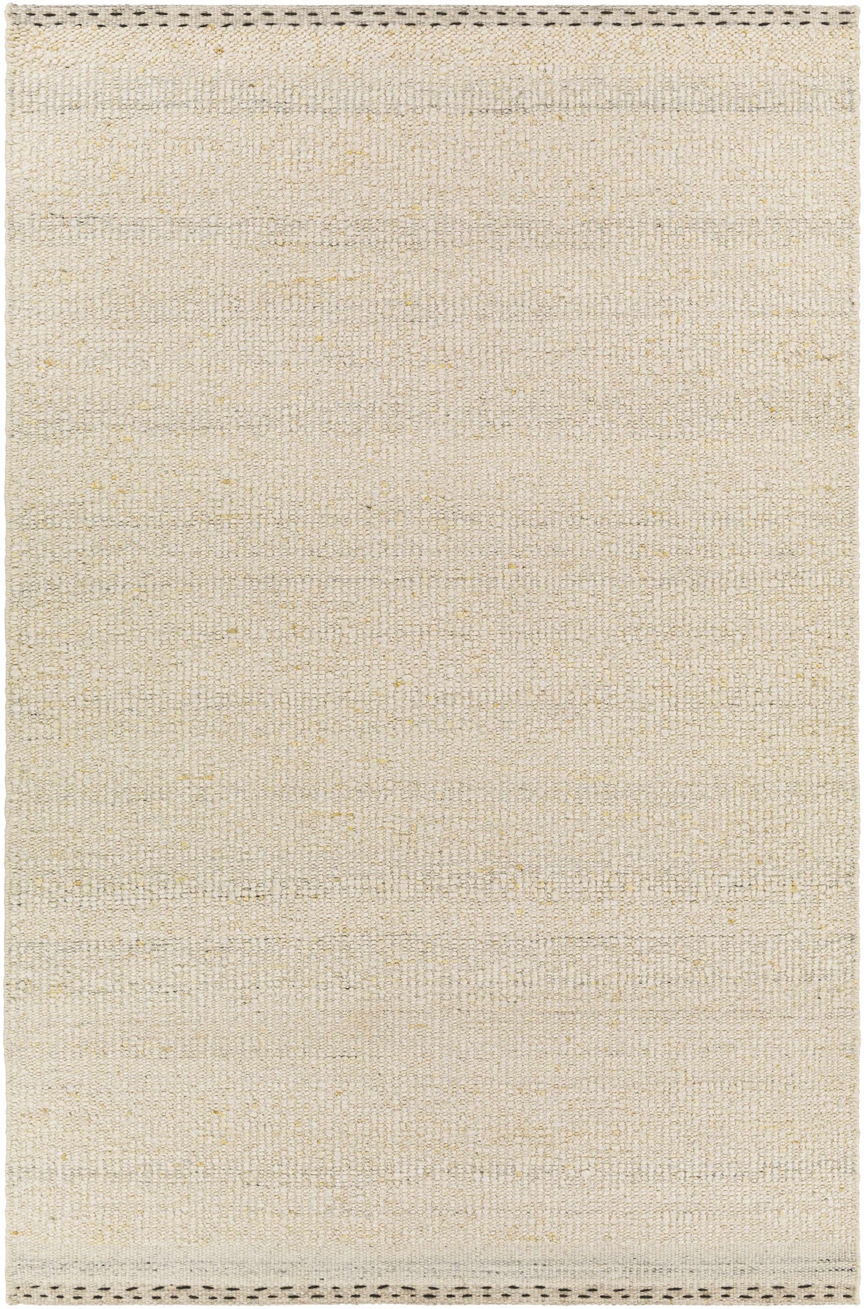 Yaniklar Cream Flat Woven Wool Rug