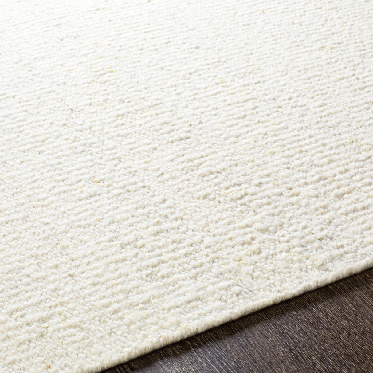 Yaniklar Cream Flat Woven Wool Rug