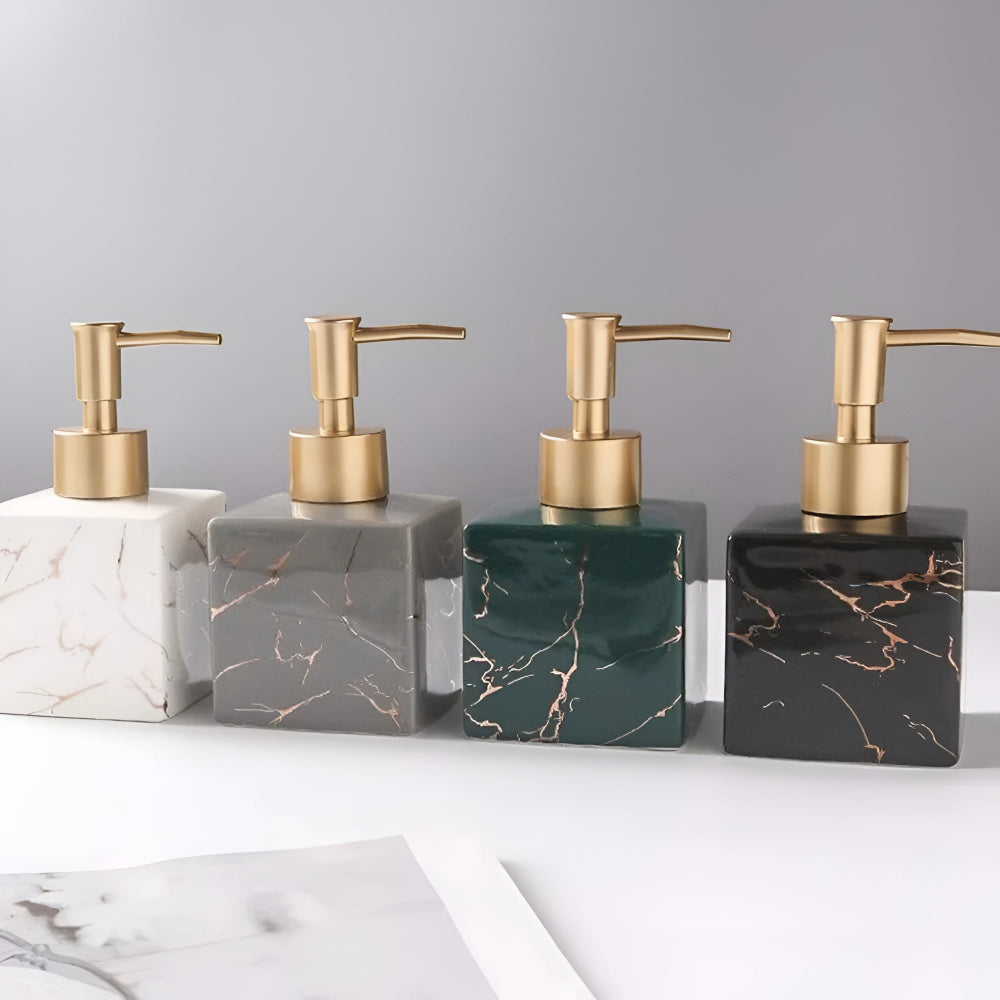 Marble Ceramic Soap Dispenser