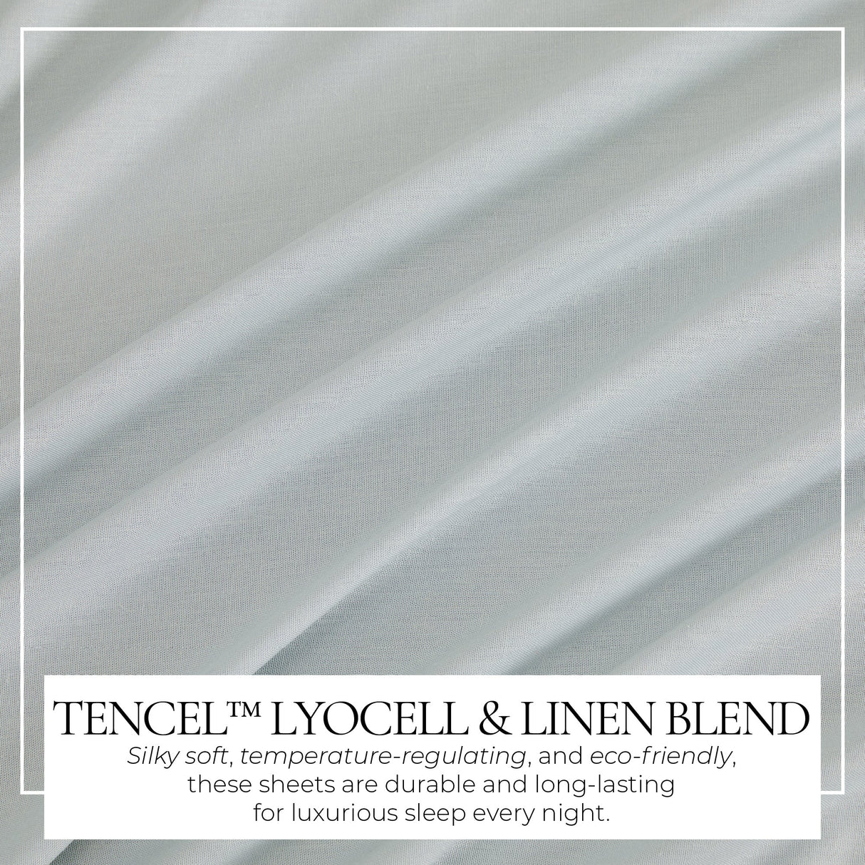 TENCEL™ Lyocell & Linen Blend Sheet Set - Magdalena Collection