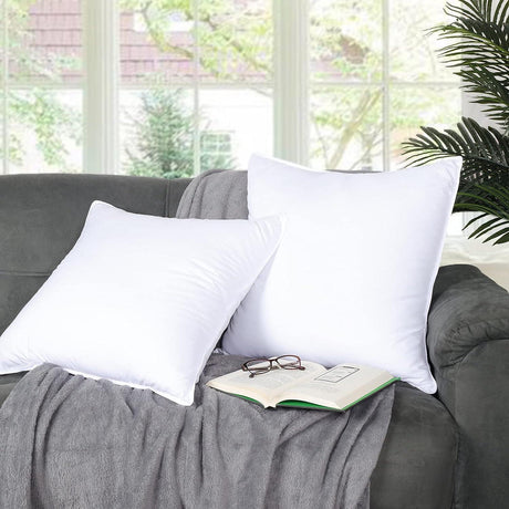 Medium-Density-Down-Alternative-Solid-Euro-Pillows,-Set-of-2-and-4-Pillow-Set