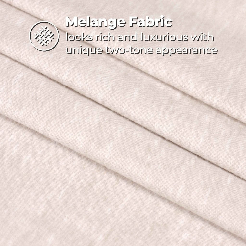 100% Cotton Flannel Sheet Set Warm Two-Toned Melange Deep Pocket - Sheet Set by Superior Brand