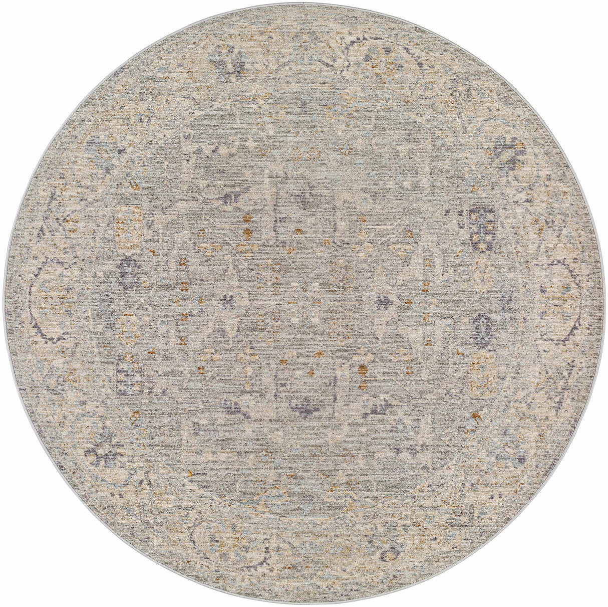 Merv Beige Neutral Statement Rug