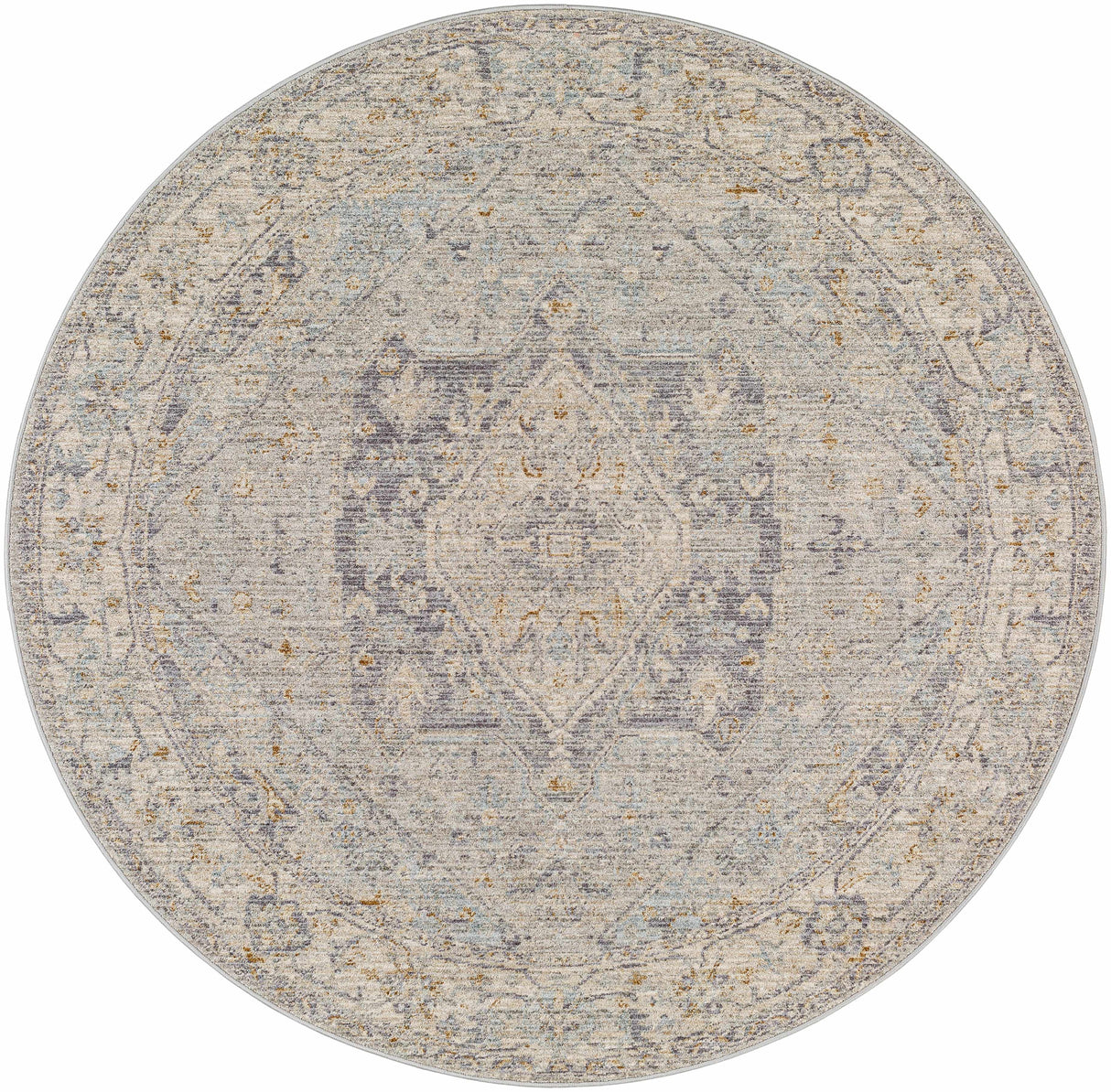 Merv Beige Neutral Statement Rug
