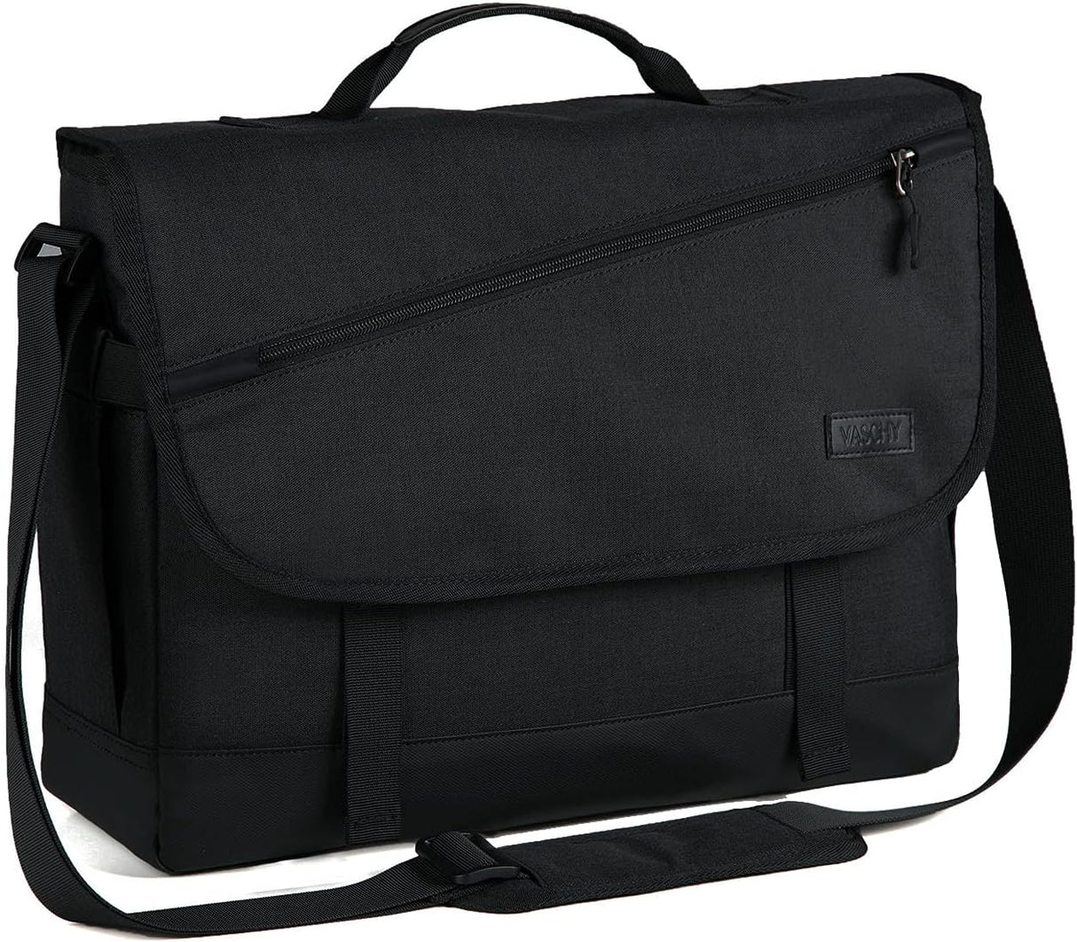 Water Resistant Laptop Messenger Bag 17 Inch Work Shoulder Bag