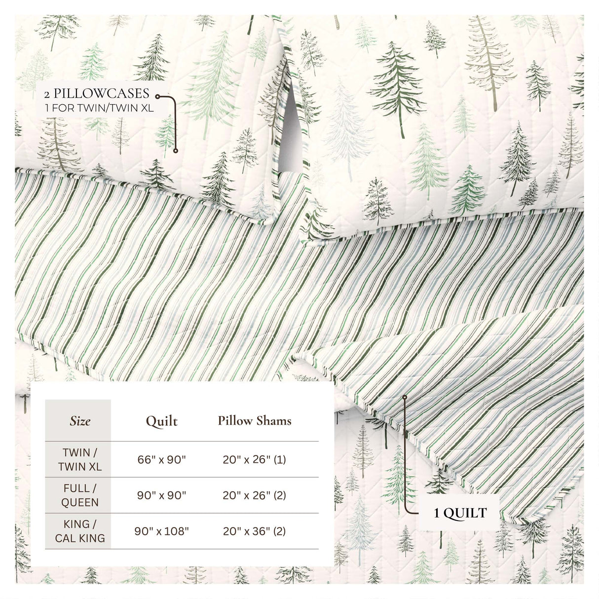 3-Piece Lodge Quilt - Truckee Collection