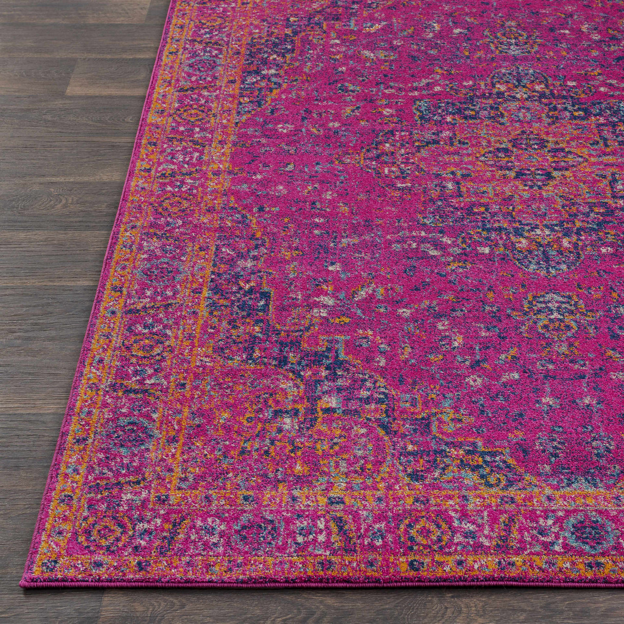 Milliken Magenta Area Rug