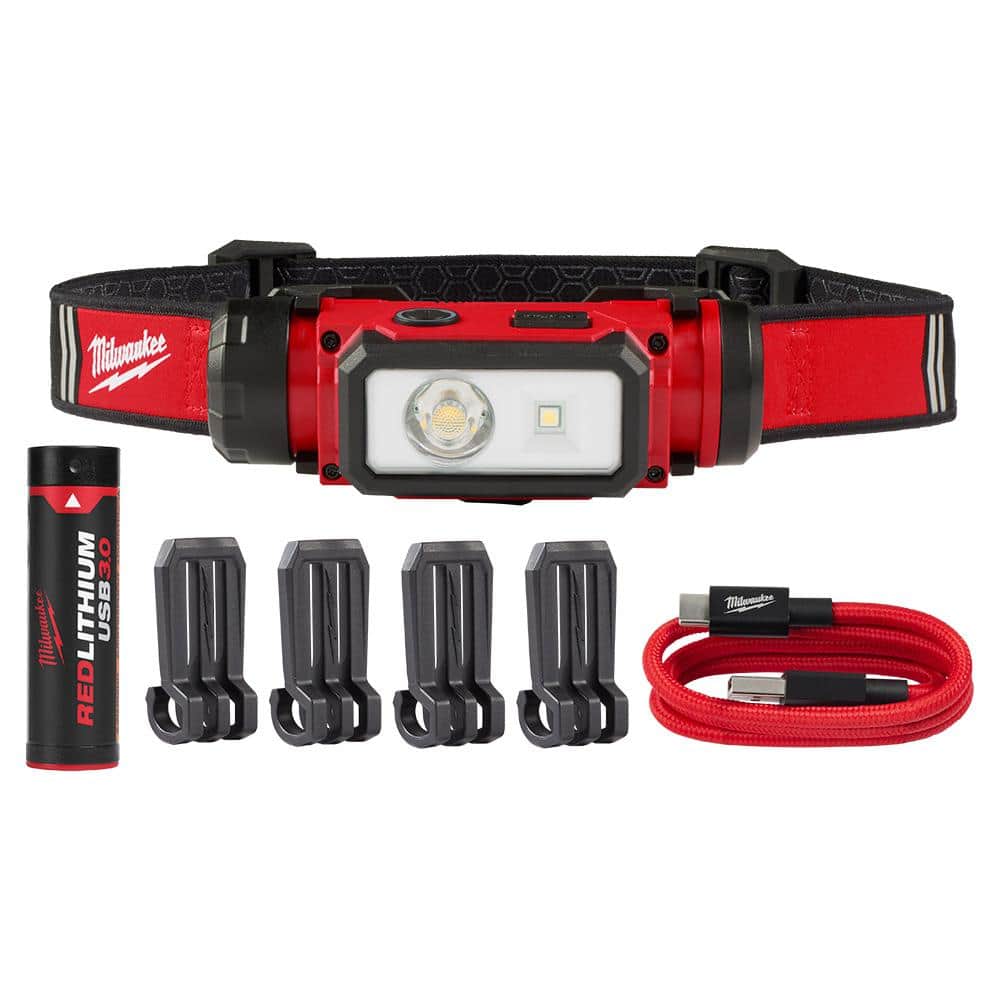 Open Box - Milwaukee 2163-21 Redlthium Usb Hard Hat Headlamp