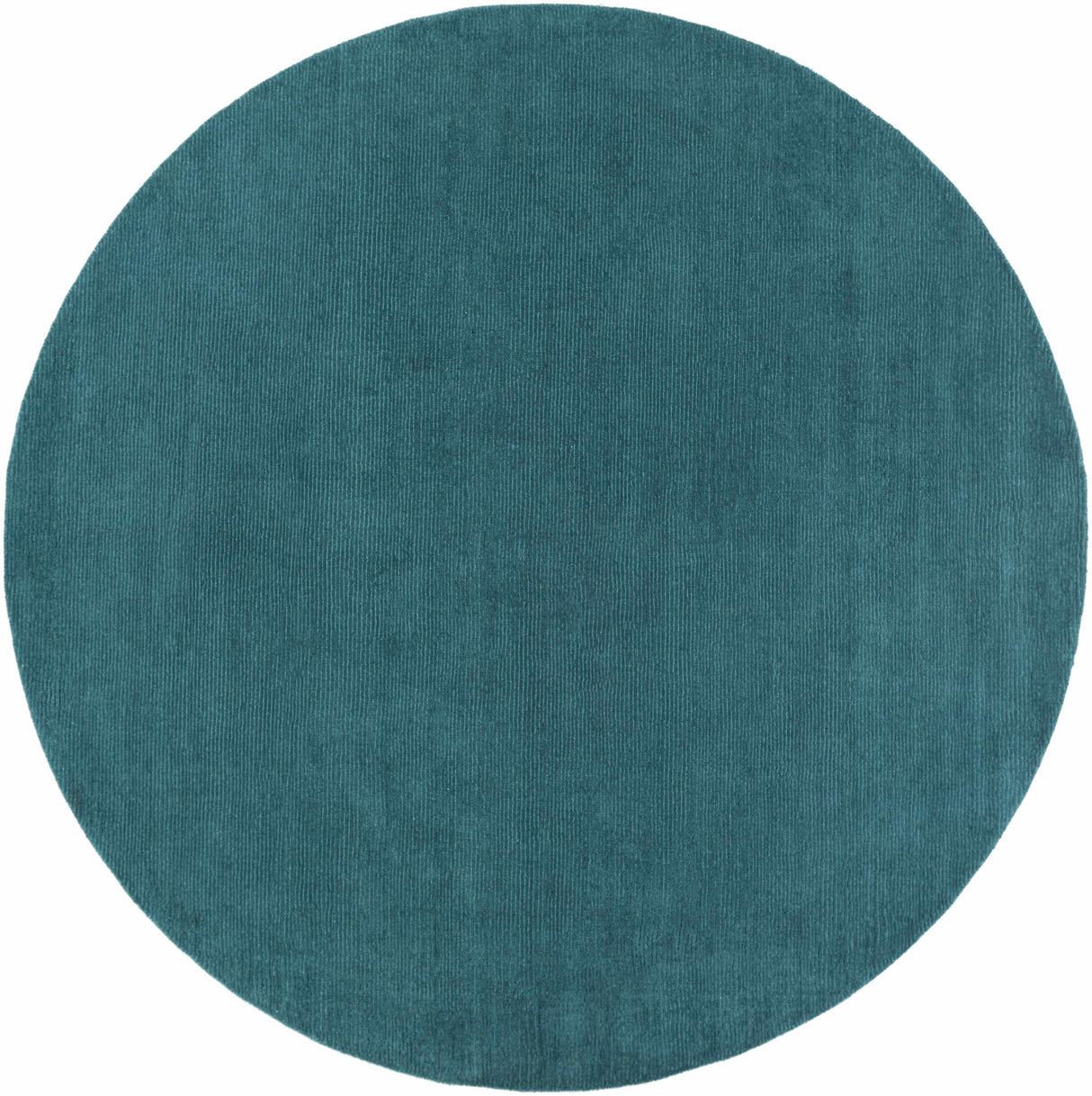 Brockton Solid Teal Wool Rug