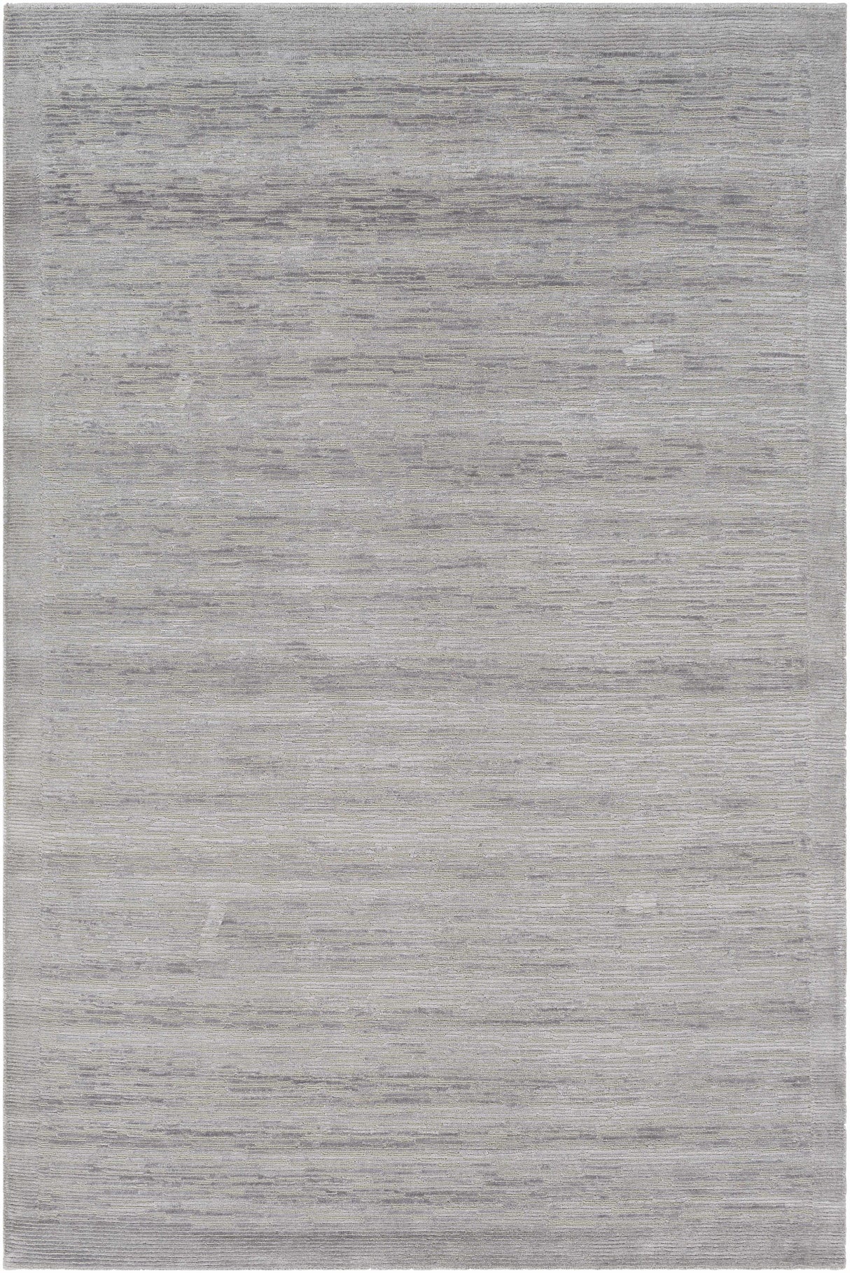Mardi Silver Premium Wool&Silk Area Rug - Clearance