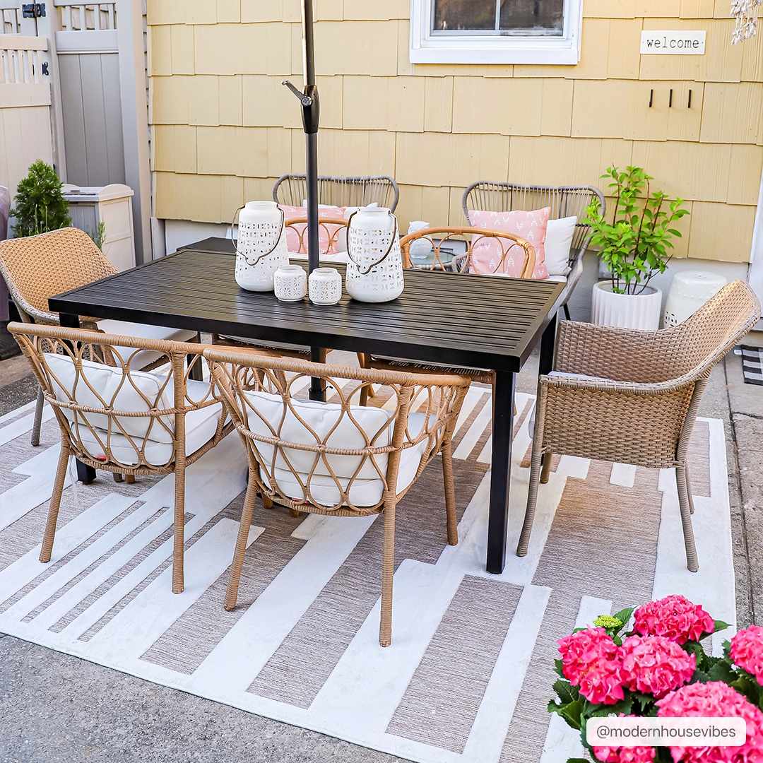 Nita Tan Outdoor Rug - Clearance
