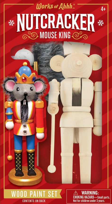 Nutcracker Mouse King Wood Craft And Paint Kit