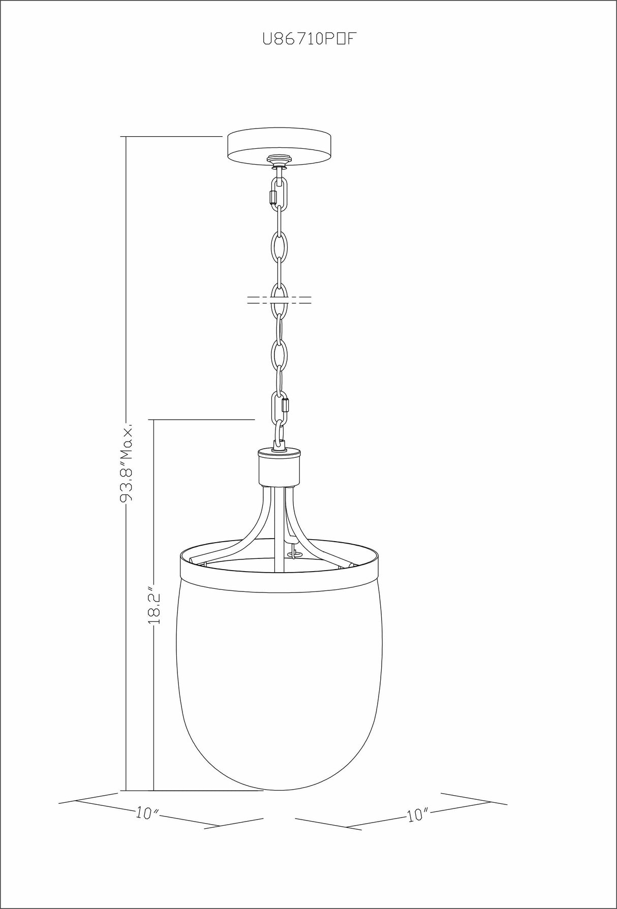 Nagsaing Ceiling Light - Clearance