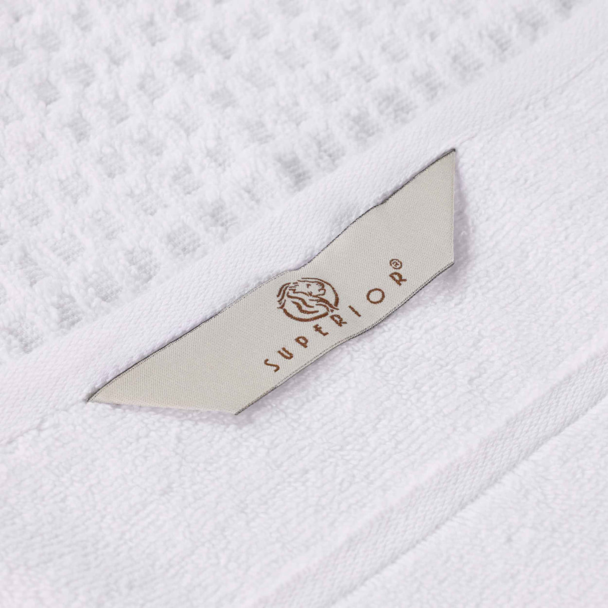 Napa Zero Twist Cotton Solid Waffle Honeycomb Bath Towel Set of 3 - Bath Towel by Superior Brand