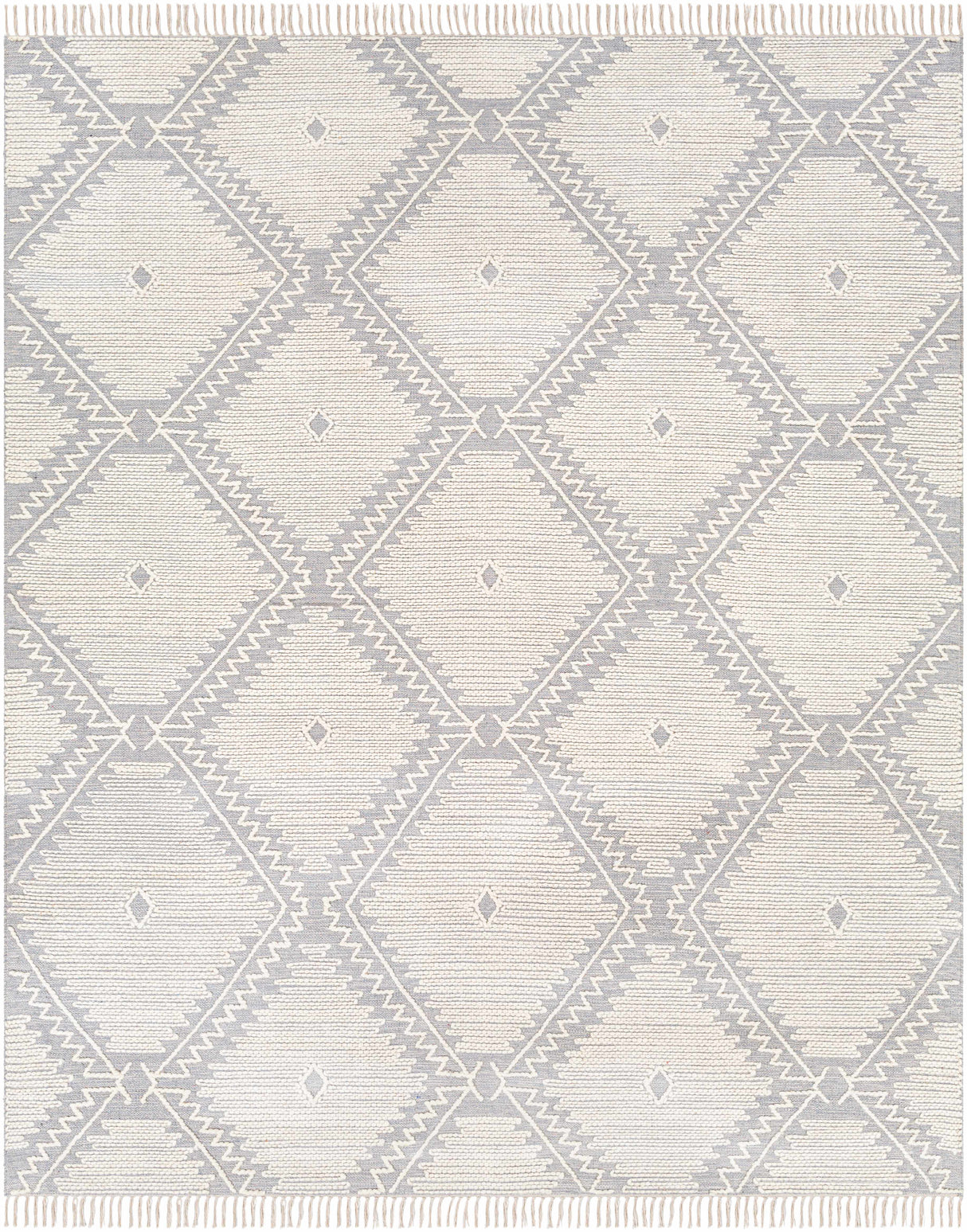 Naranjito Cream/Slate Trellis 2x3 Rug - Clearance