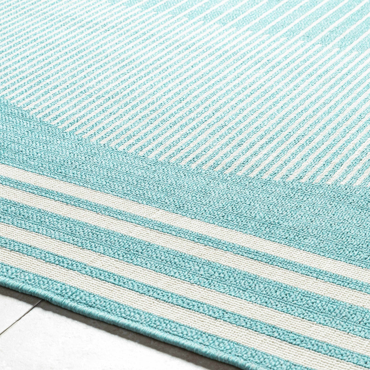 Nabil Aqua Area Rug - Clearance