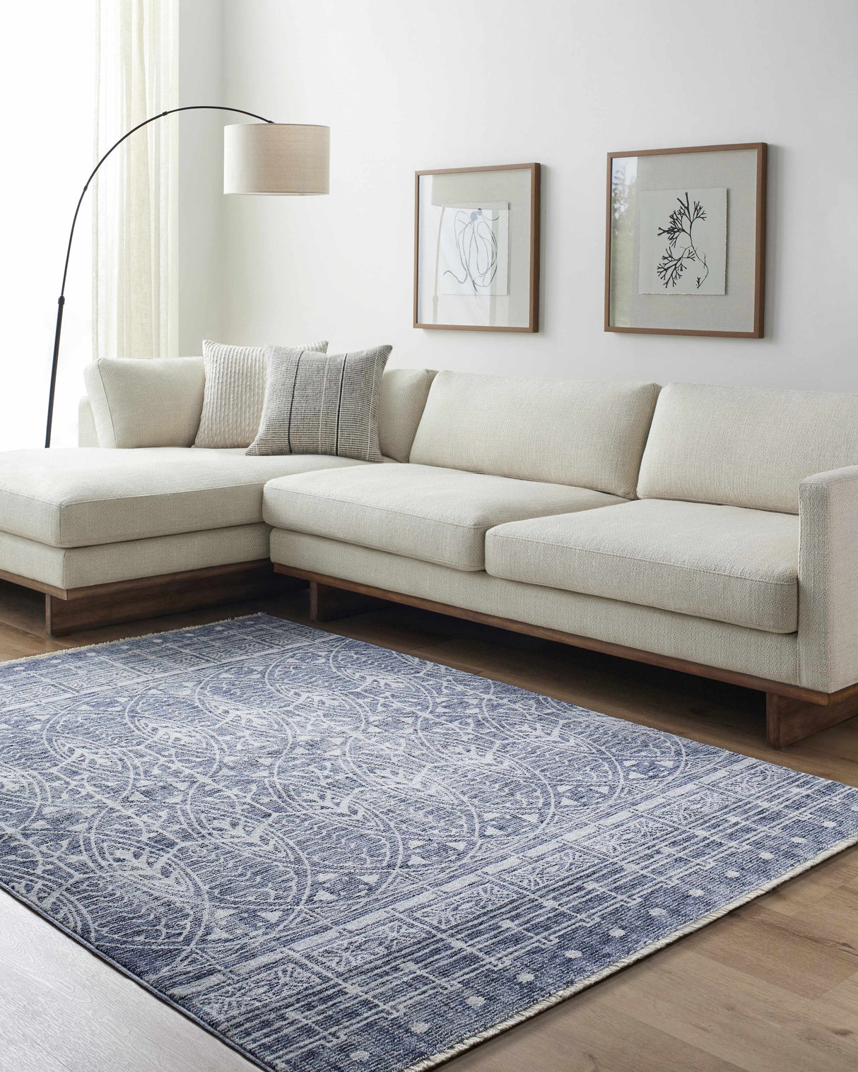 Netro Blue Area Rug