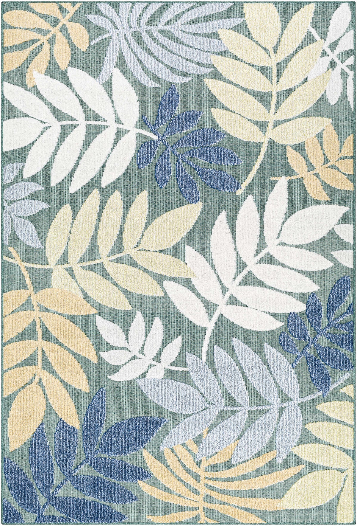 Nasha Medium Green Area Rug