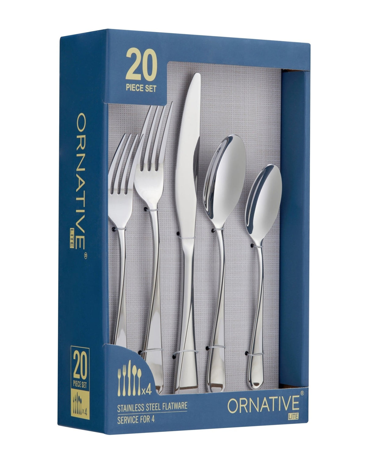 NOA 20 or 45 Pc Flatware Sets - Tuesday Morning - Flatware
