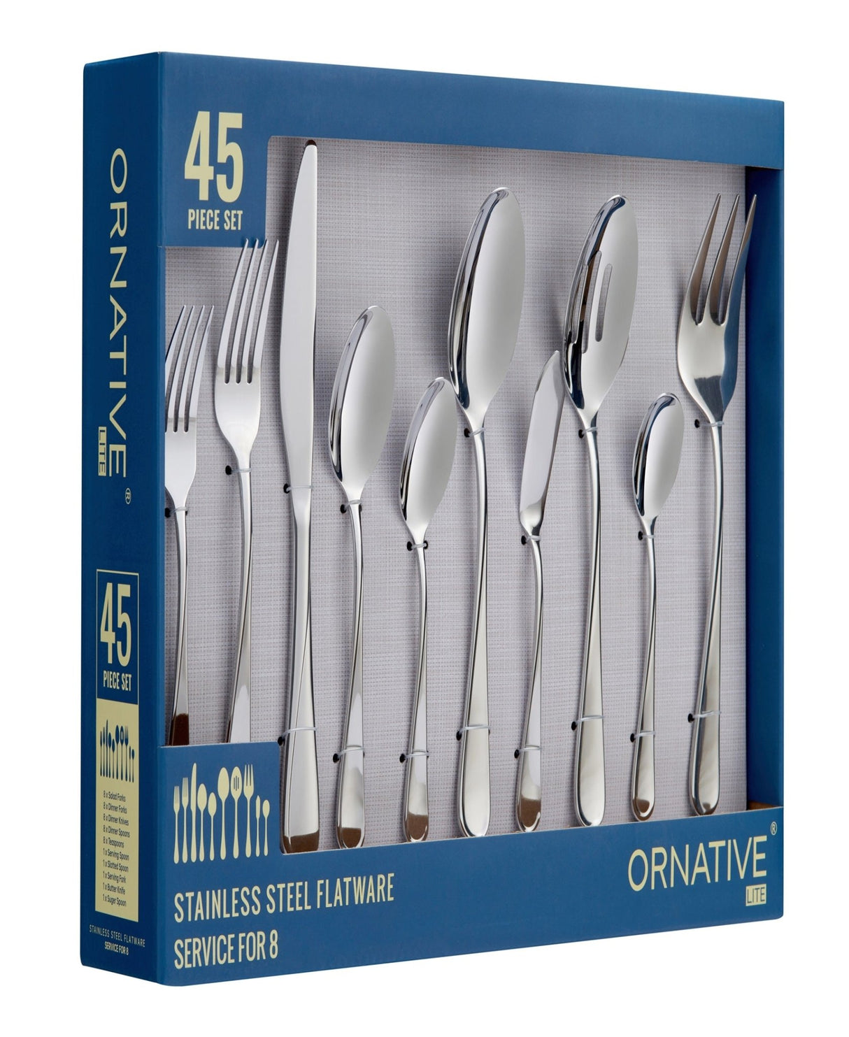 NOA 20 or 45 Pc Flatware Sets - Tuesday Morning - Flatware