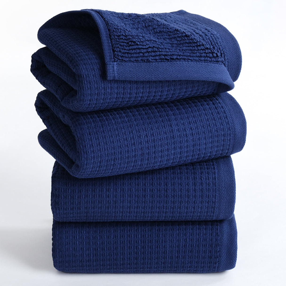 NOLA 4-Pack Turkish Cotton Hand Towels – 600 GSM Luxury Waffle Towels