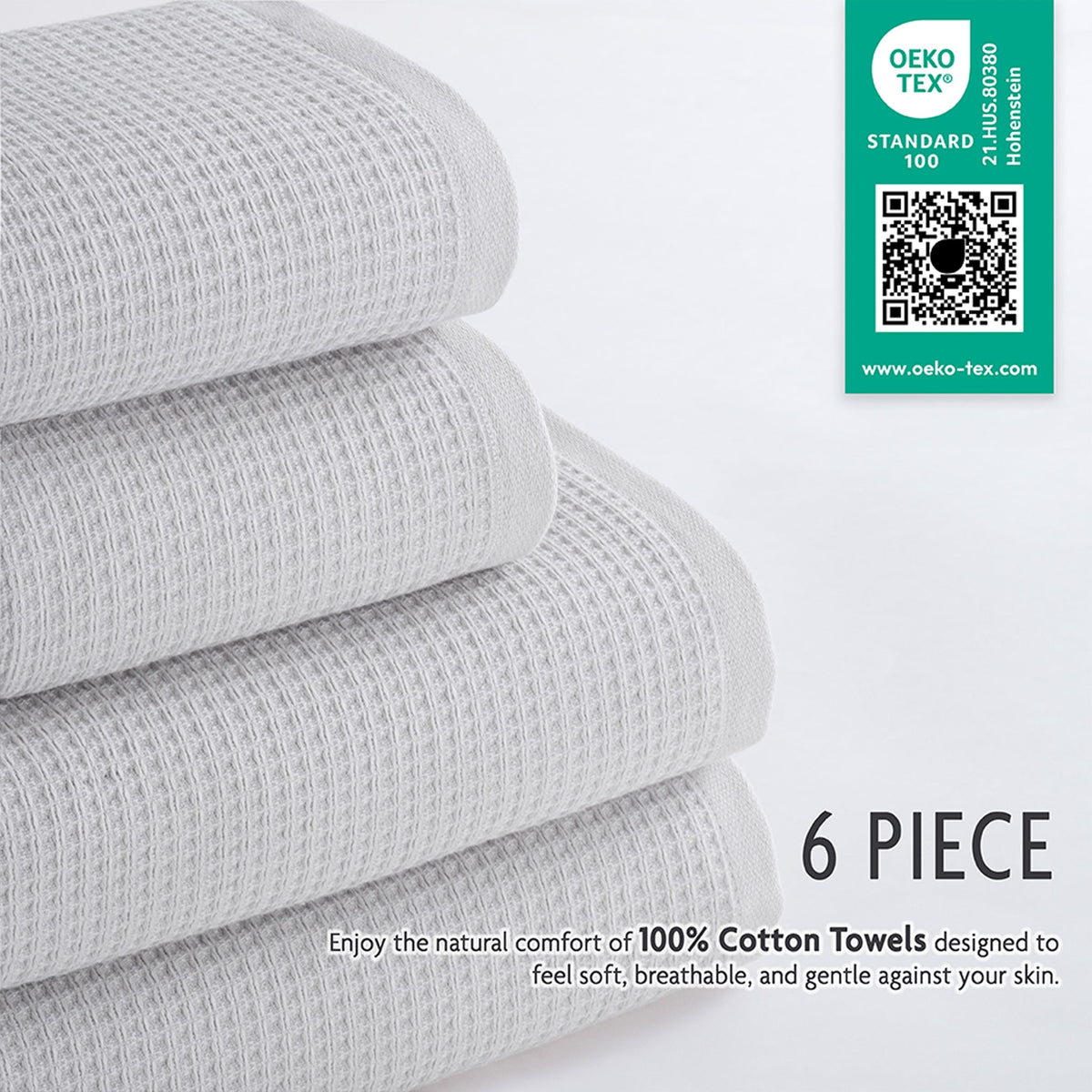 NOLA 6-Piece Turkish Towel Set – 600 GSM 100% Turkish Cotton Wholesale Case Pack of 10