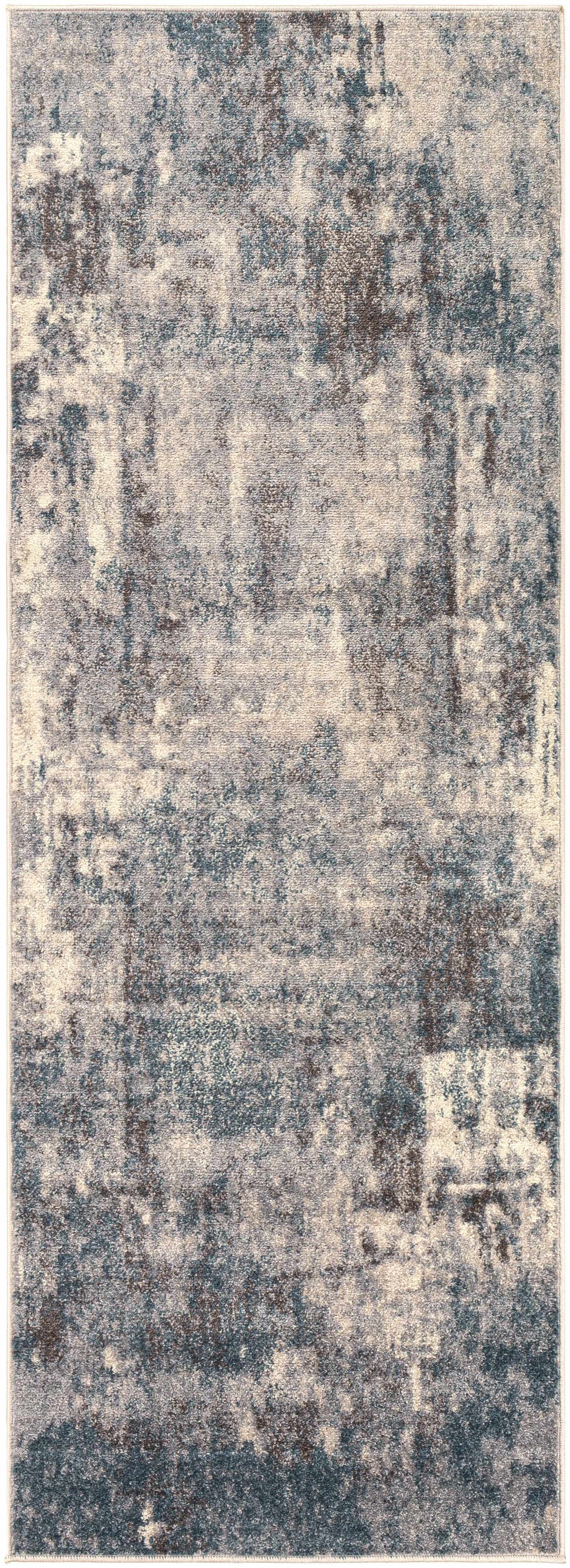 Netherfield Abstract Gray Rug