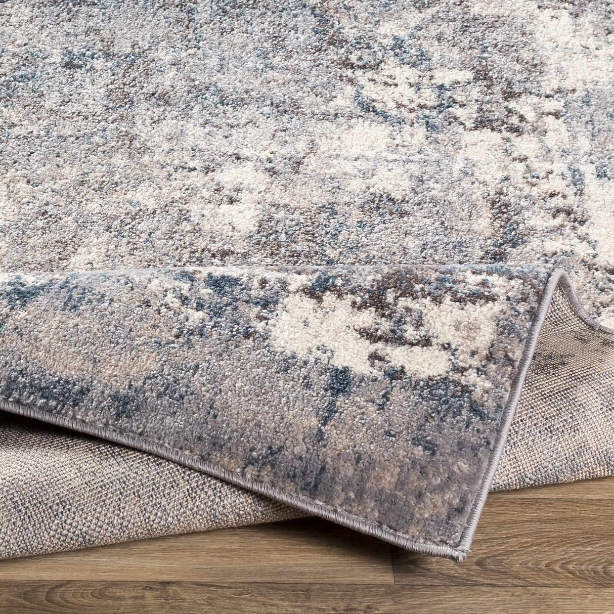 Netherfield Abstract Gray Rug