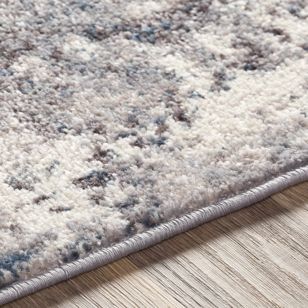 Netherfield Abstract Gray Rug