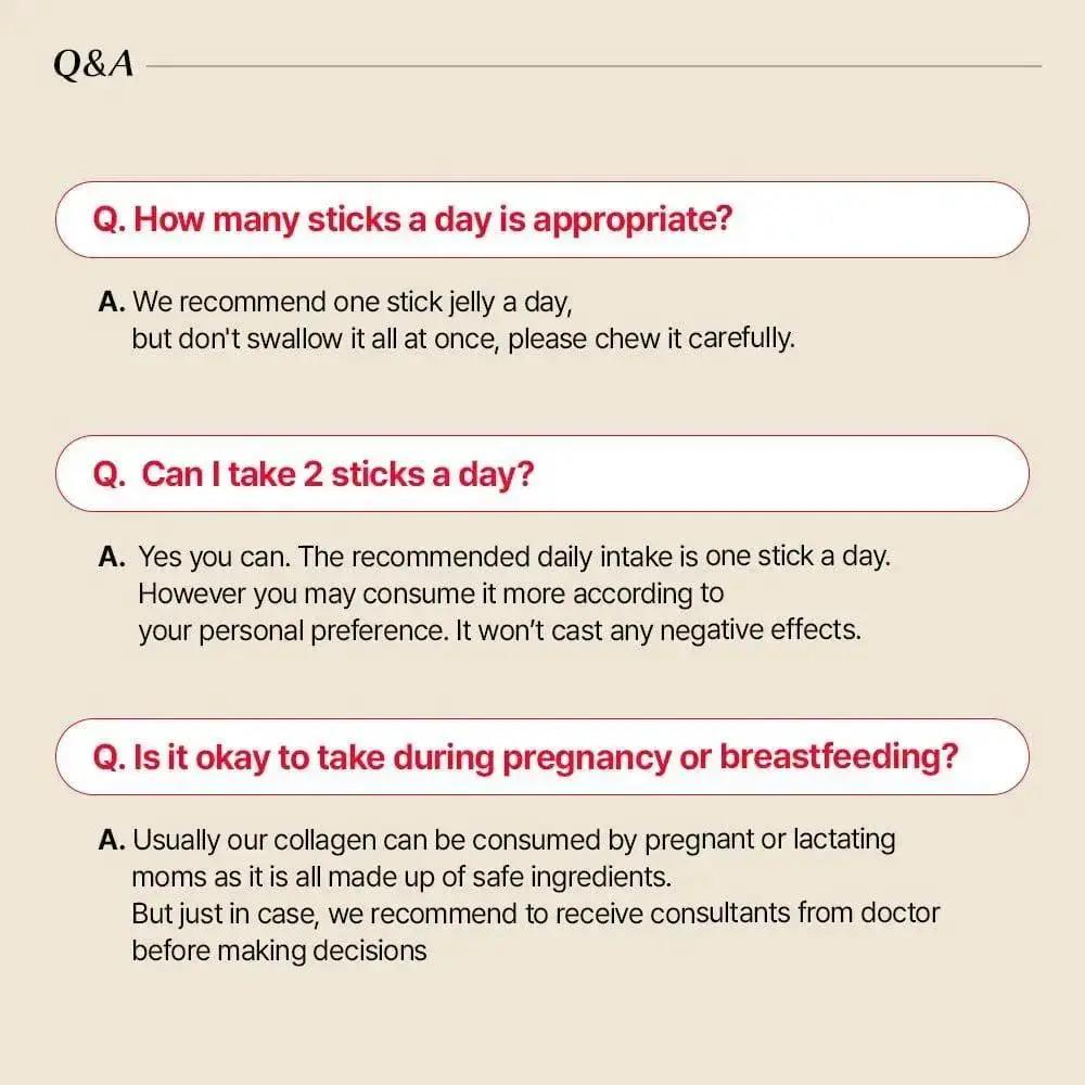 Pomegranate The Collagen Jelly Bundle 14 Sticks x 3 Boxes