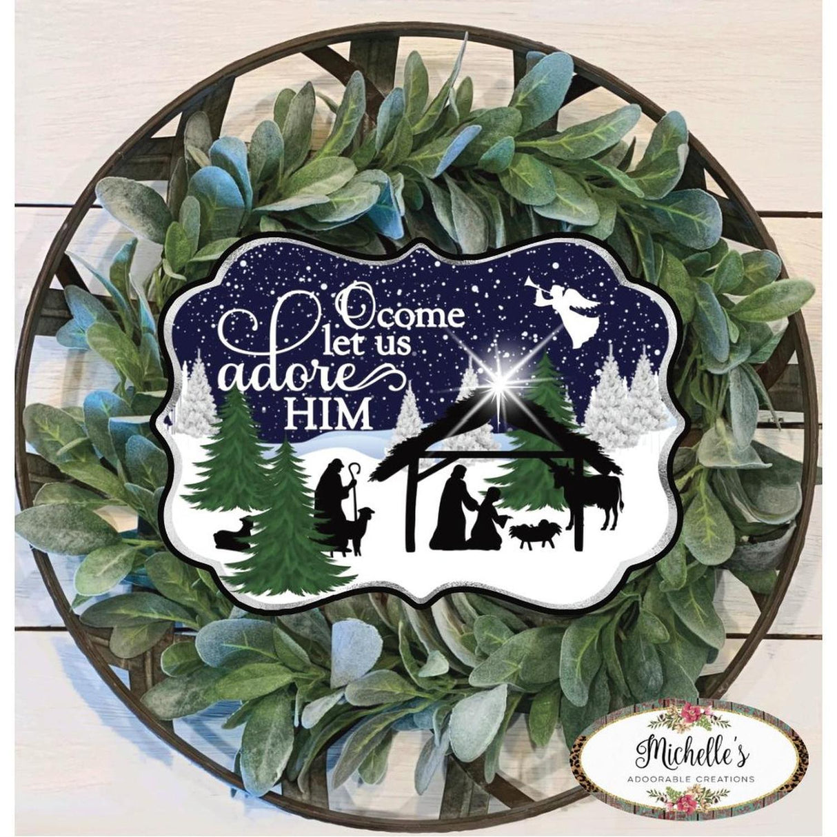 O Come Let Us Adore Him SF2 - Wreath Enhancement
