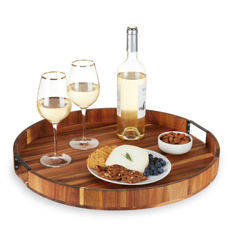 Acacia-lazy-susan-by-twine-living™-Serving-Boards