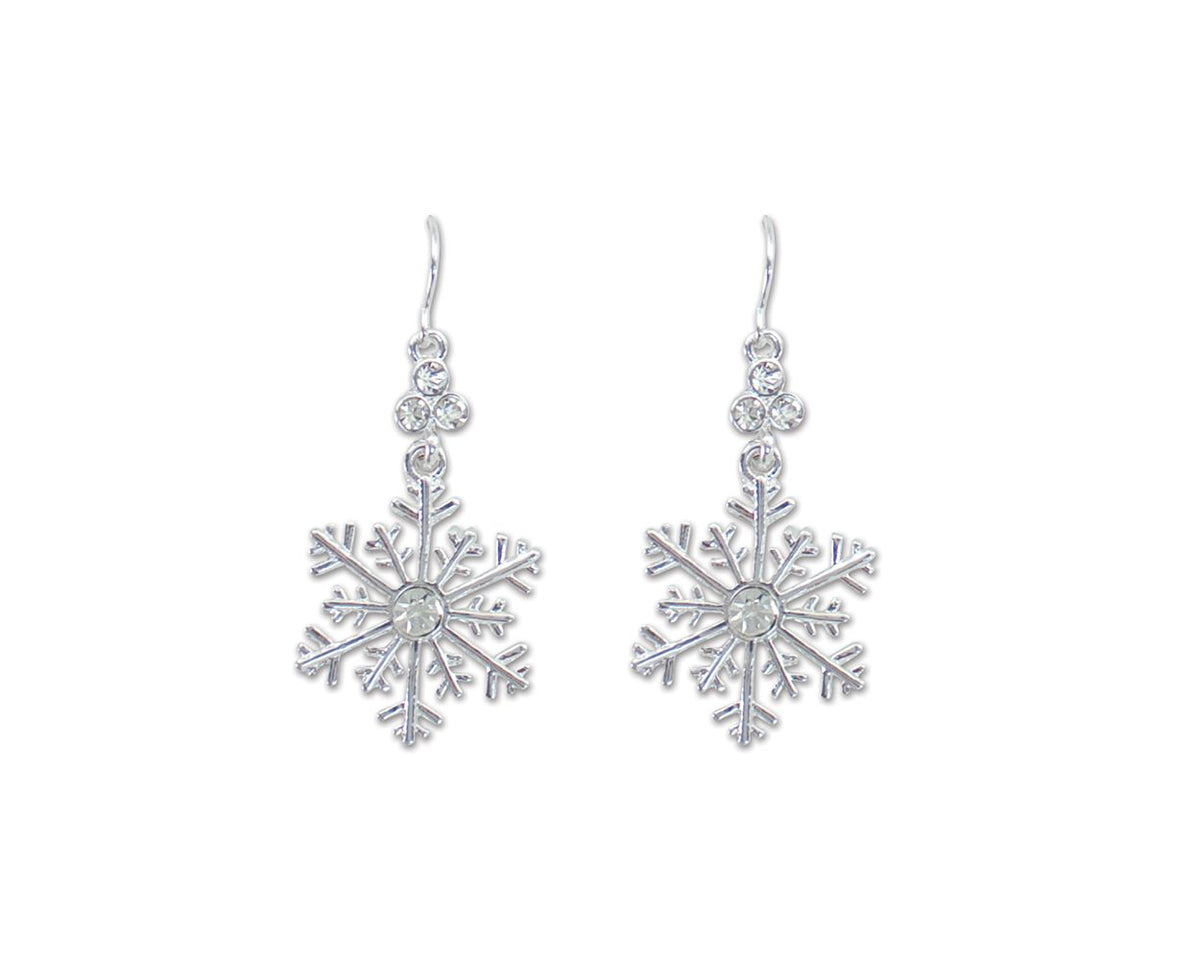 Crystal Snowflakes - Earrings