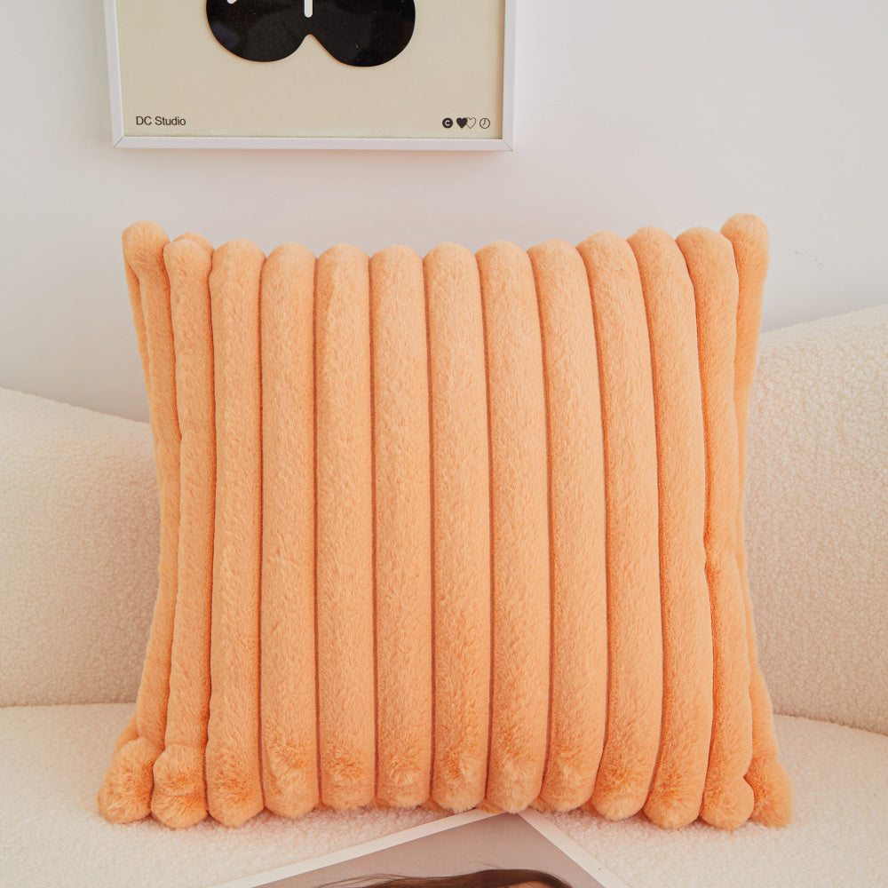 Pack of 2 Polyester Blend Square Throw Pillows & 450g Insert reversible sides, removable cover size 18x18 inch