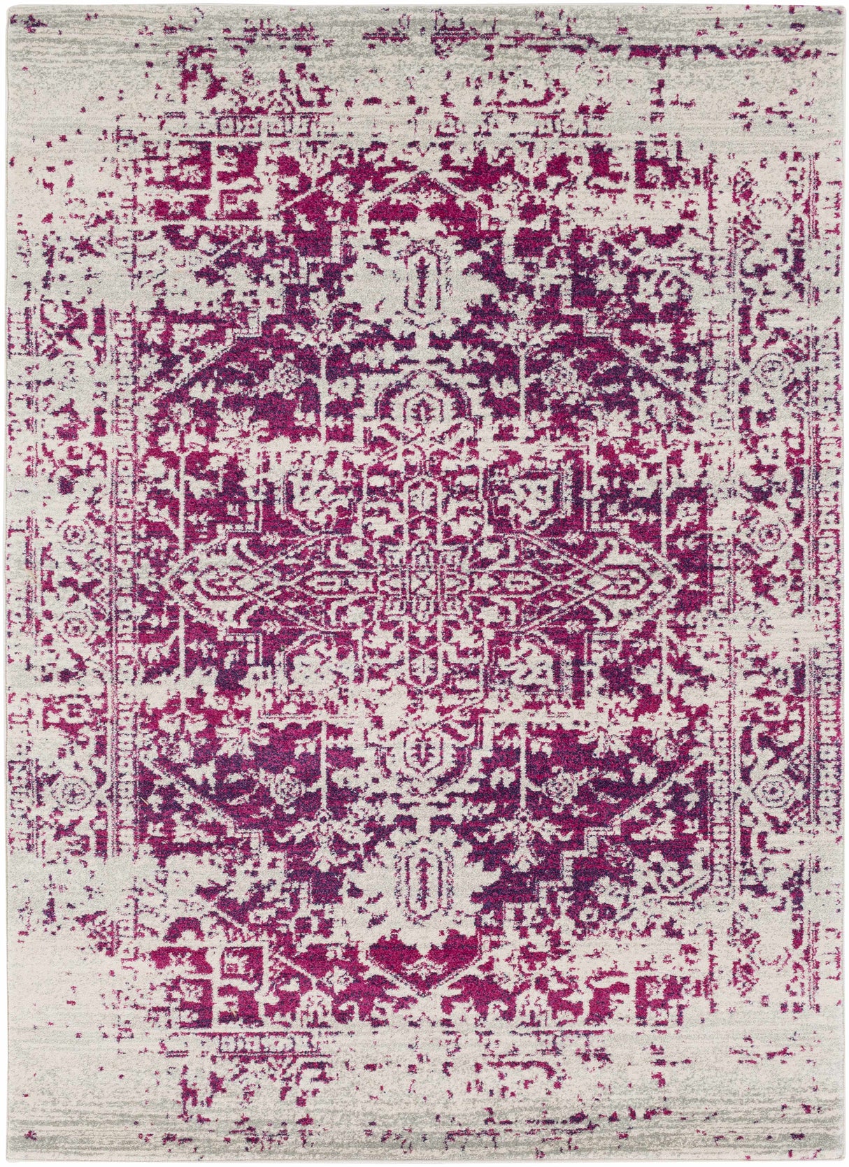 Rachel Burgundy Area Rug - Clearance