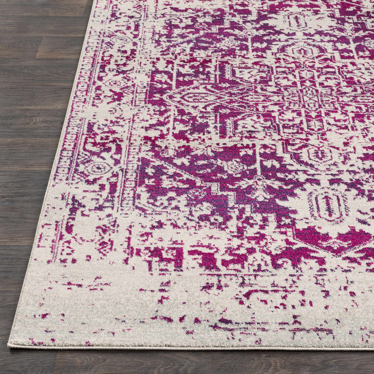 Rachel Burgundy Area Rug - Clearance