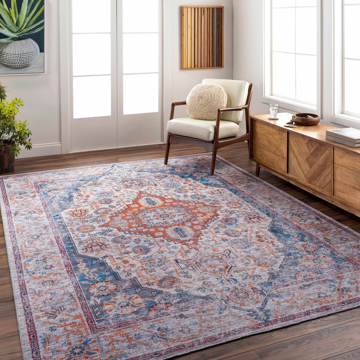 Osmaneli Washable Area Rug - Clearance