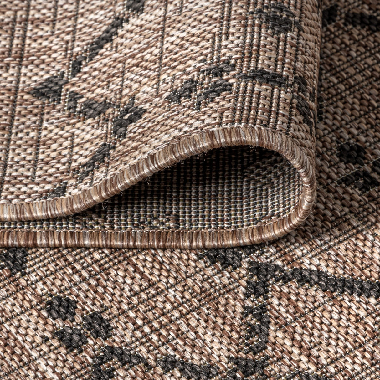 Ourika Moroccan Geometric Weave Indoor/Outdoor Area Rug - Tuesday Morning - Area Rugs