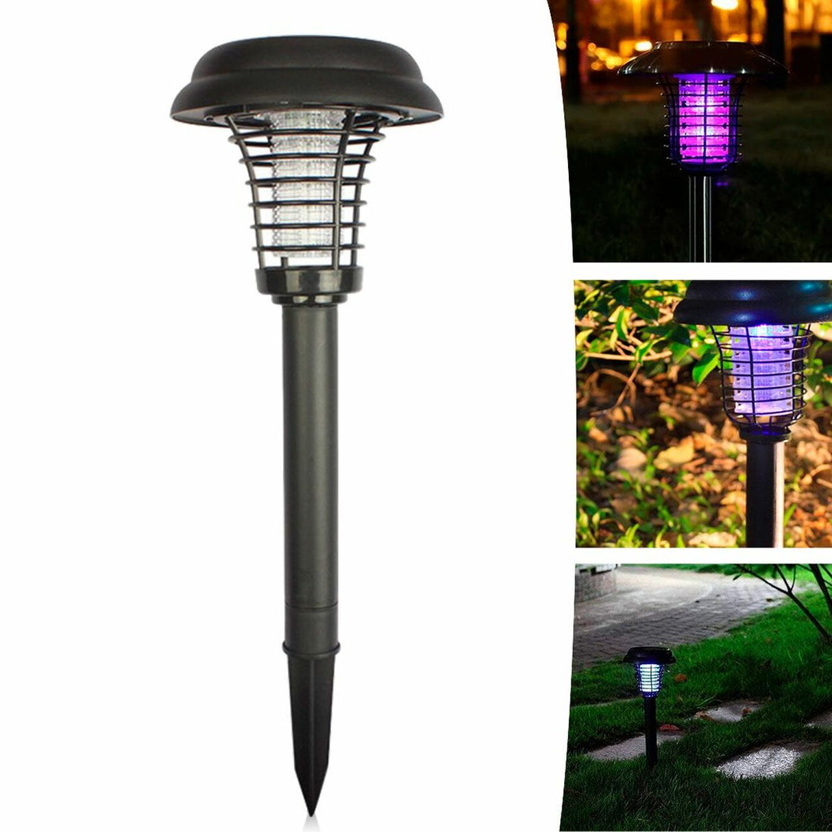 Solar-LED-Garden-Pathway-Light-with-Built-in-Bug-Zapper-