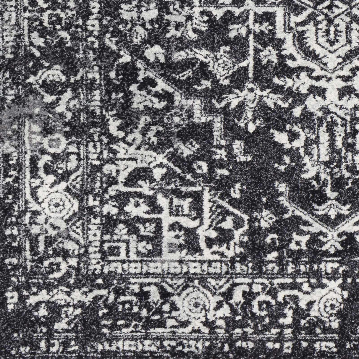 Rachel Black Area Rug
