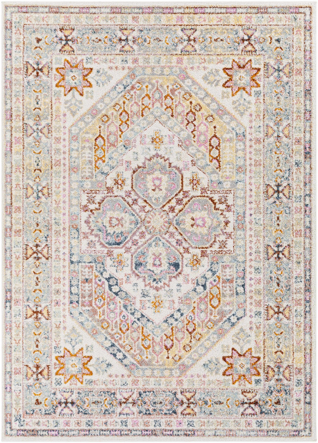 Pakuranga Dusty Pink Area Rug - Clearance