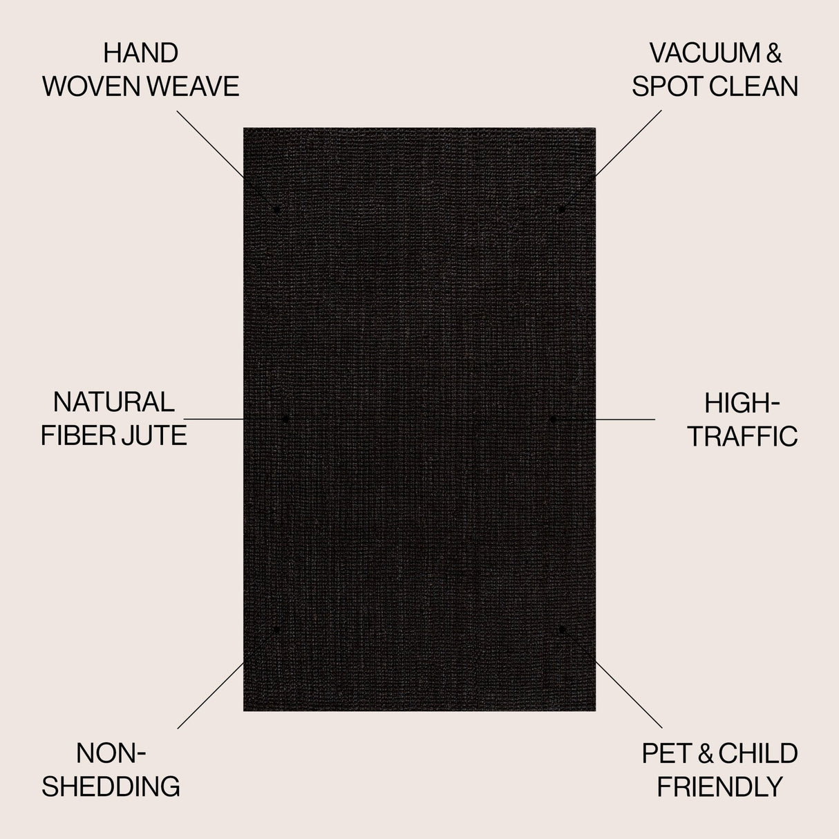 Pata Hand Woven Chunky Jute Area Rug - Tuesday Morning - Area Rugs