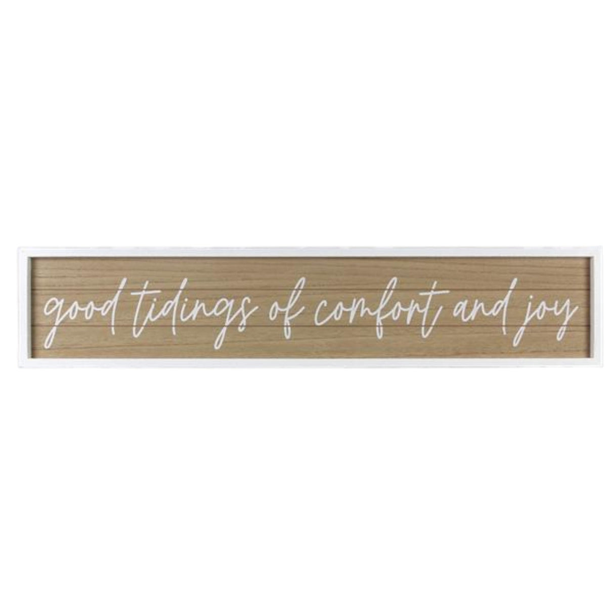 Wood Framed Christmas Wall Sign