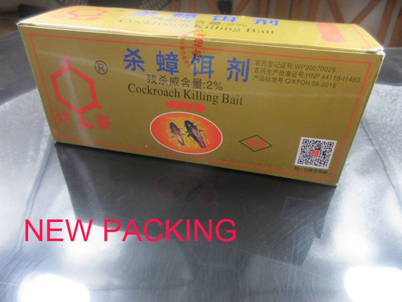 Miezhangqing Cockroach Killing Bait Powder 10pcs – Chinese Roach Bait for Kitchen, Restaurant & Home