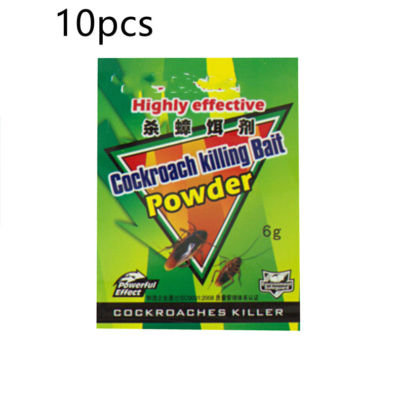 Cockroach Killing Bait Powder 10 or 20 Bags – Effective Roach Killer Insecticide Bait
