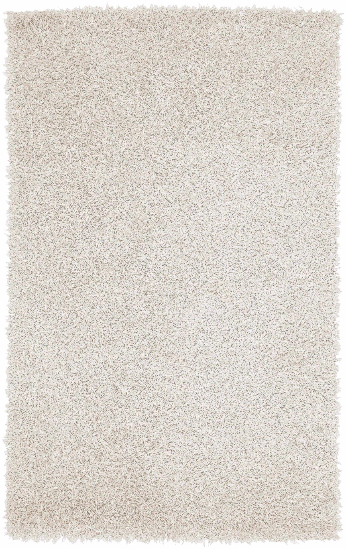 Browder 3x4 Solid Cream Shag Rug - Clearance